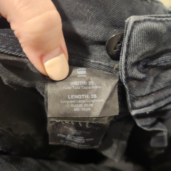 G-Star Lynn Mid Skinny Jean - Dark Aged 25x28 - Picture 7 of 9